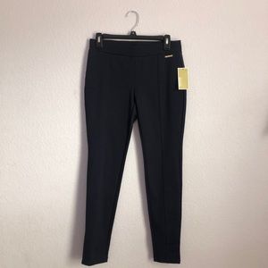 Michael Kors Navy Work Pants with Gold Detailing